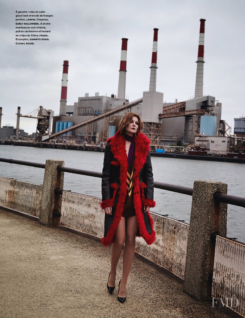 Eniko Mihalik featured in Sur Les Quais, August 2014