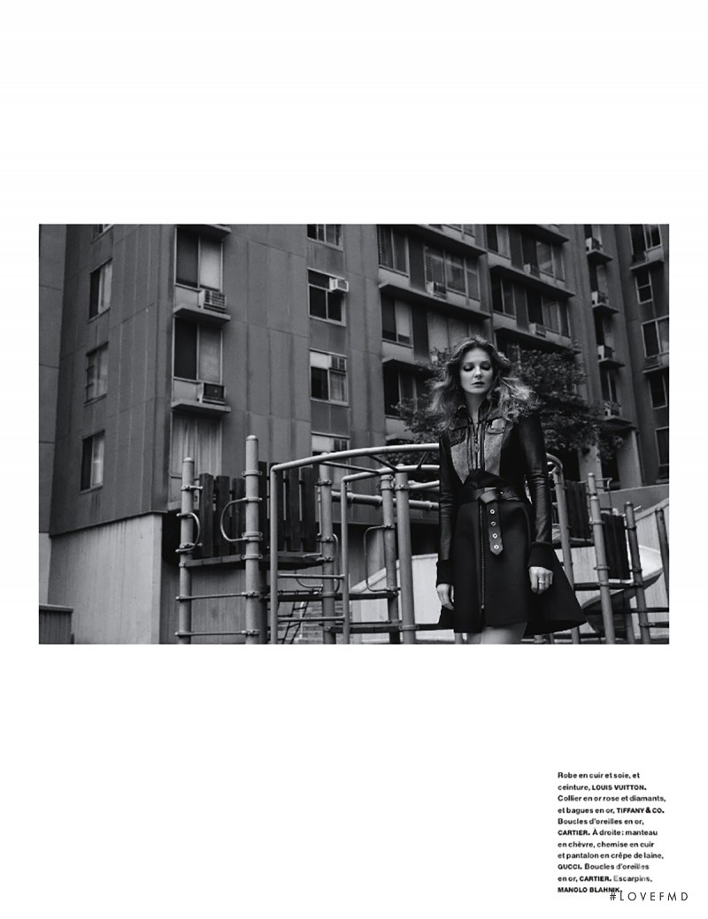 Eniko Mihalik featured in Sur Les Quais, August 2014