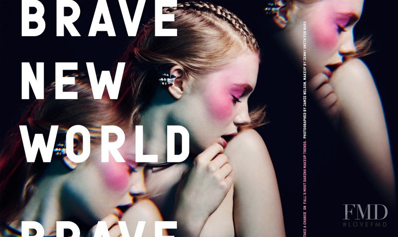 Zanna van Vorstenbosch featured in Brave New World, August 2014