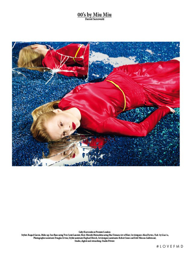 Gaby Kravenko featured in 00\'s by Miu Miu, March 2011
