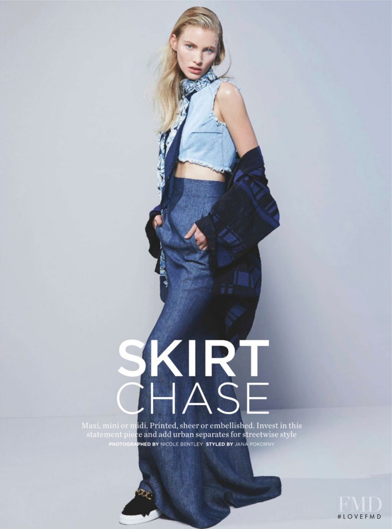 Emily Baker featured in Skirt Chase, August 2014