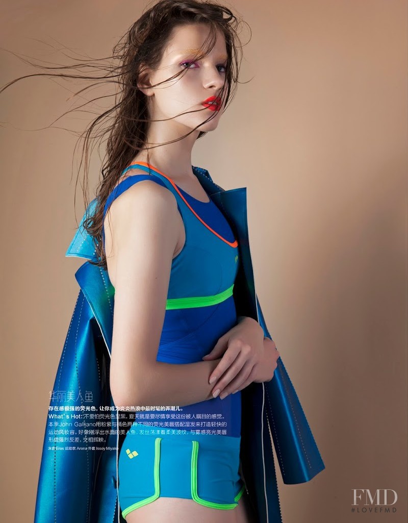 Alicia Tostmann featured in Aquabella, July 2014