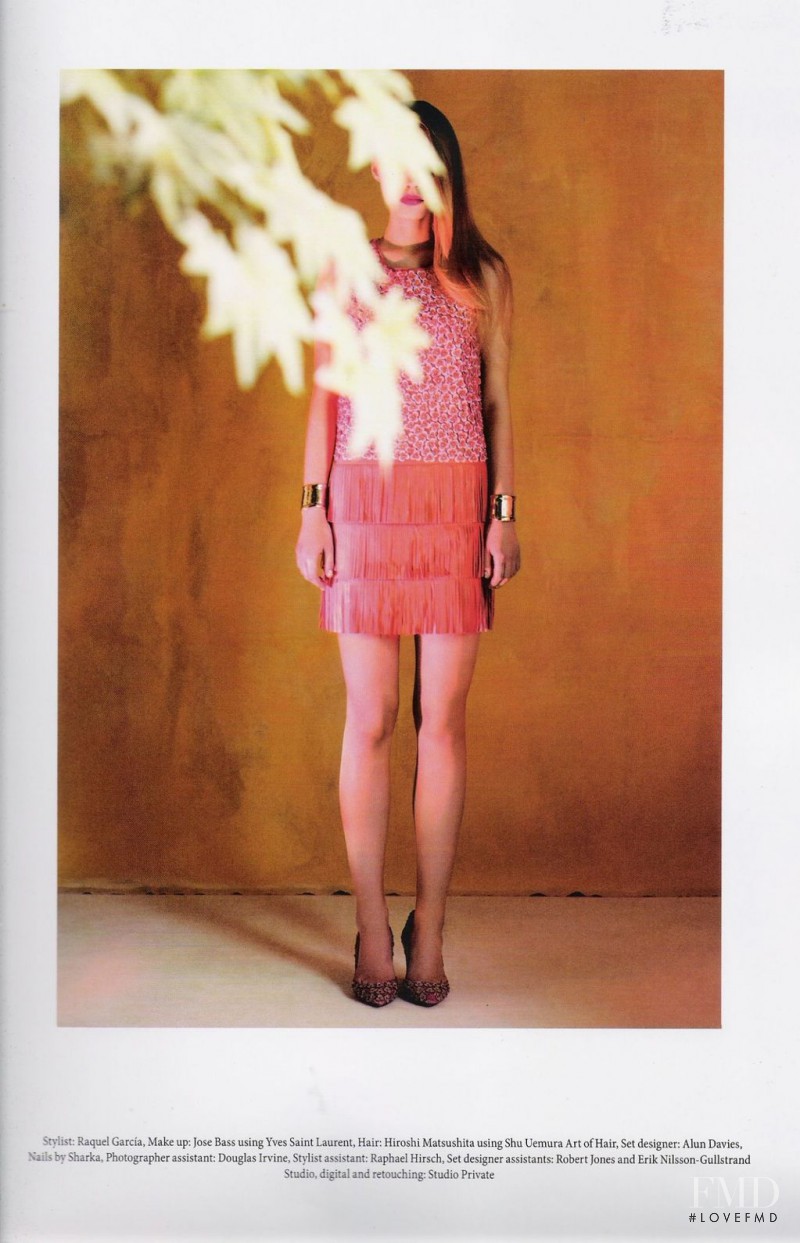 Gaby Kravenko featured in 60\'s by Loewe, March 2011