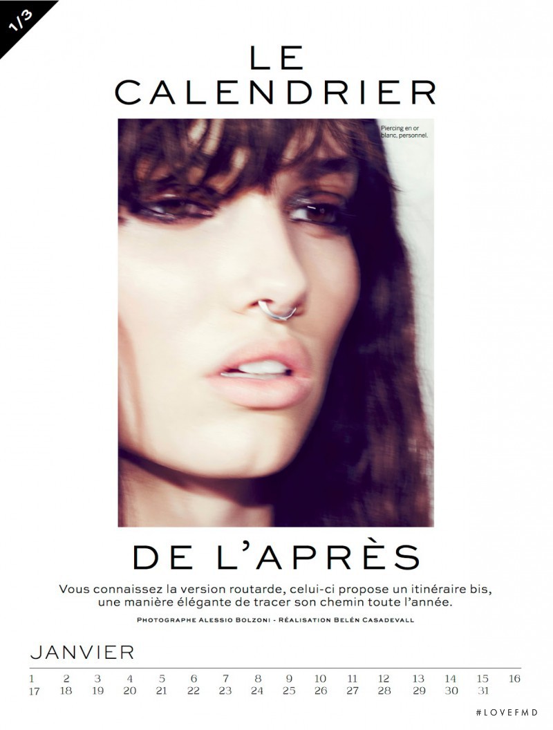 Dana Taylor featured in Le Calendrier De L\'après, July 2014