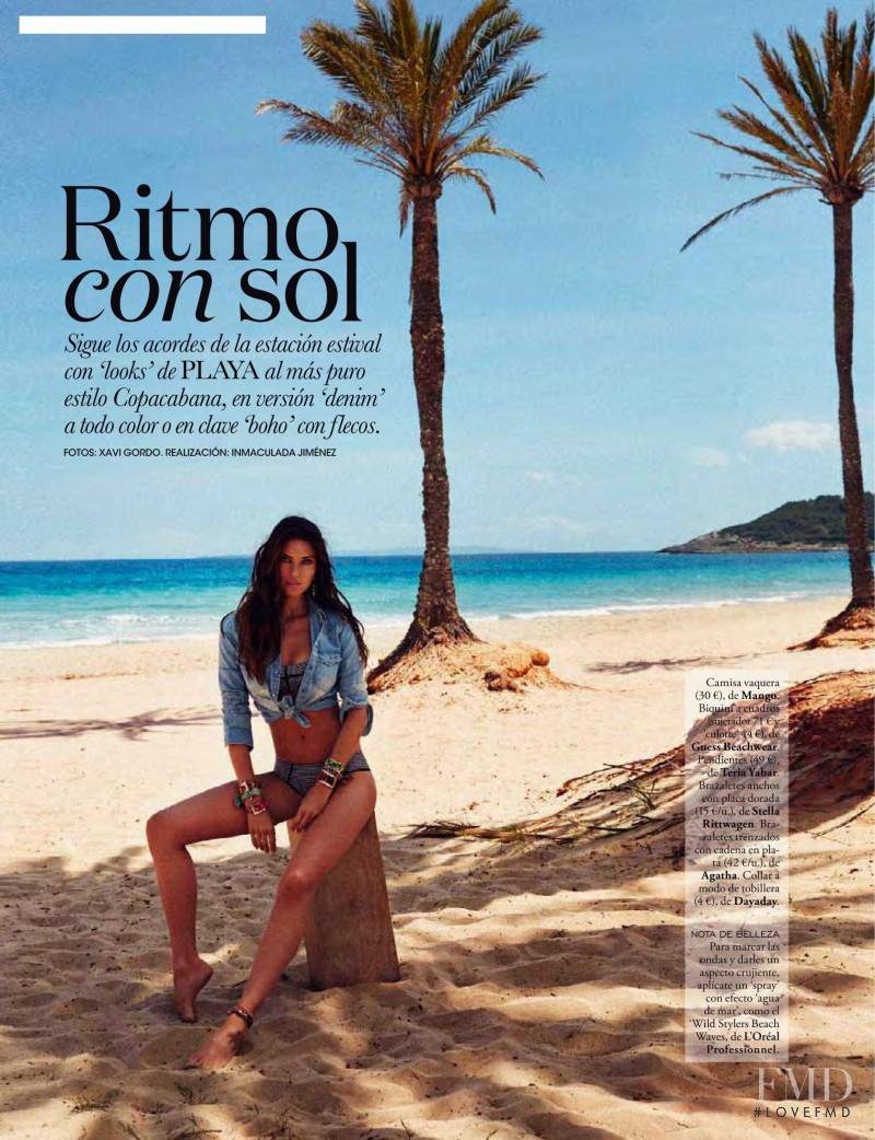 Nadejda Savcova featured in Ritmo Con Sol, July 2014