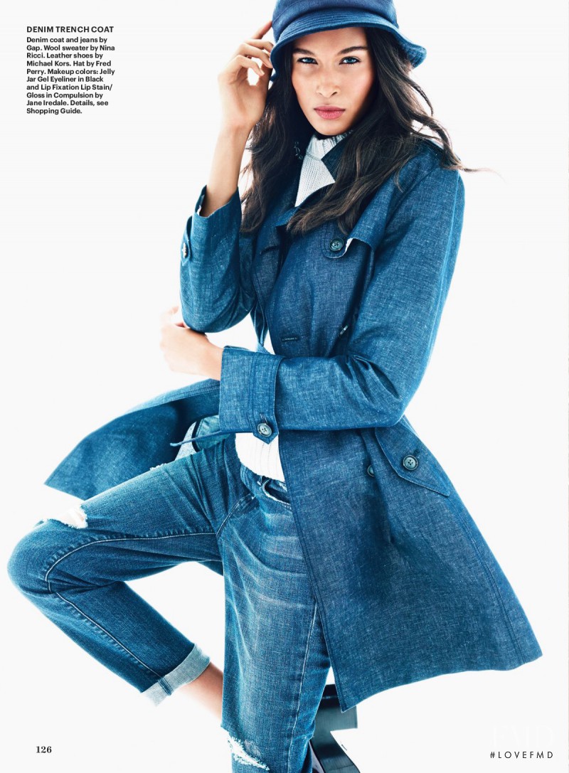 Cindy Bruna featured in Jean Sequence, July 2014