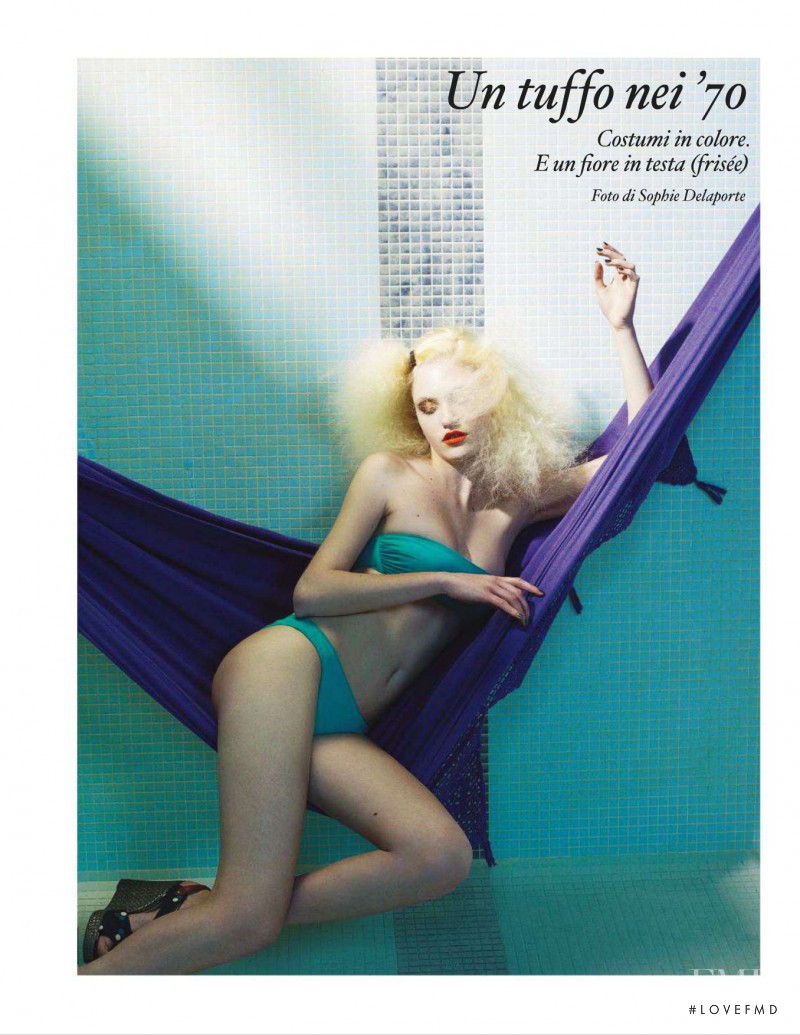 Sasha Melnychuk featured in Io Sfioro, June 2011