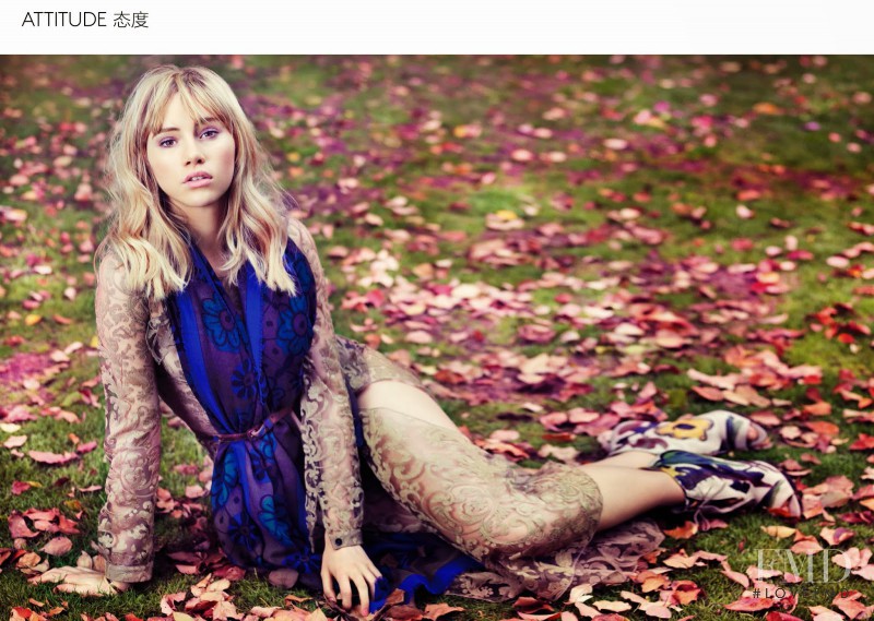 Suki Alice Waterhouse featured in Walking On Clouds, August 2014