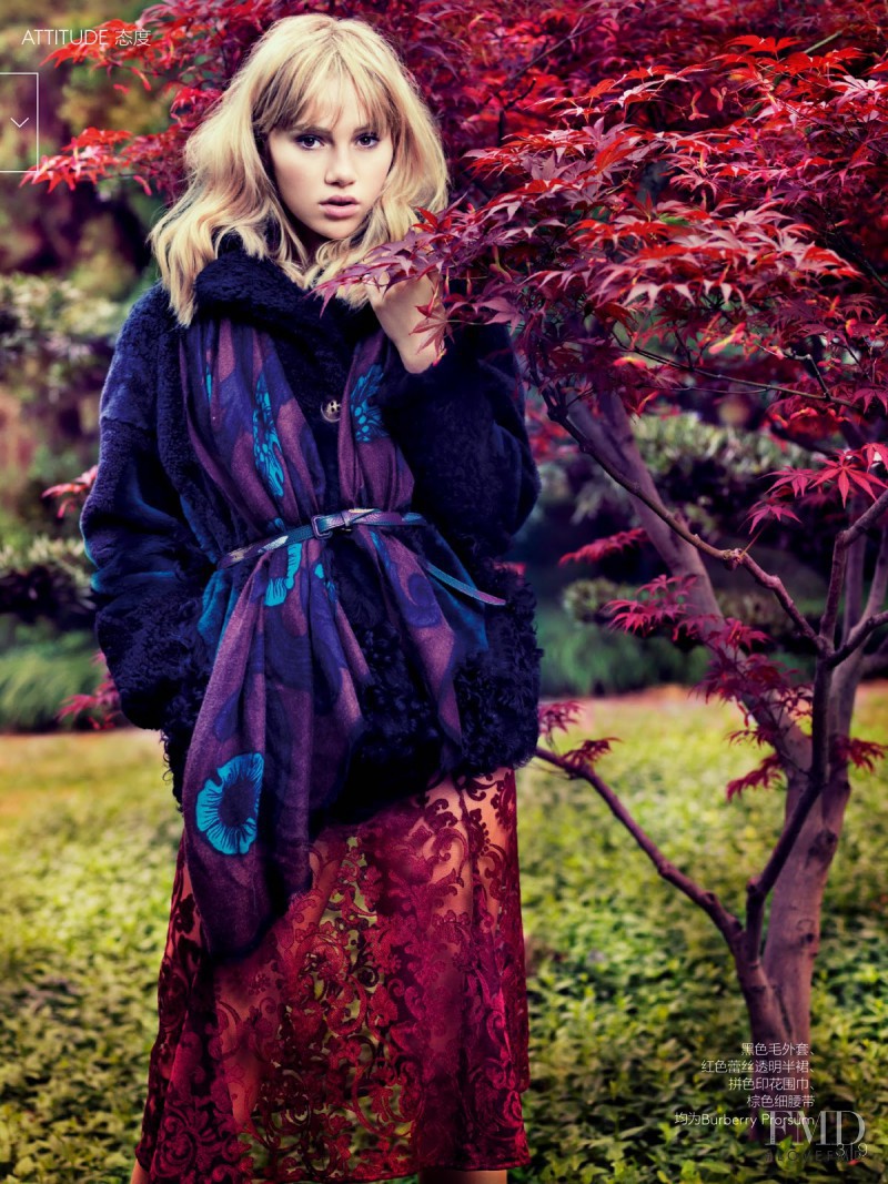 Suki Alice Waterhouse featured in Walking On Clouds, August 2014