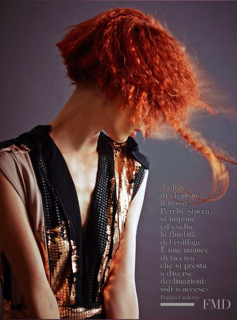 Kristina Salinovic featured in Red Couture, July 2014
