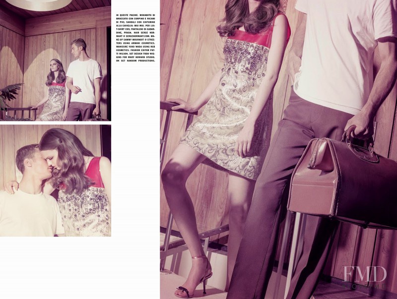 Lisa Verberght featured in So Glam, July 2014