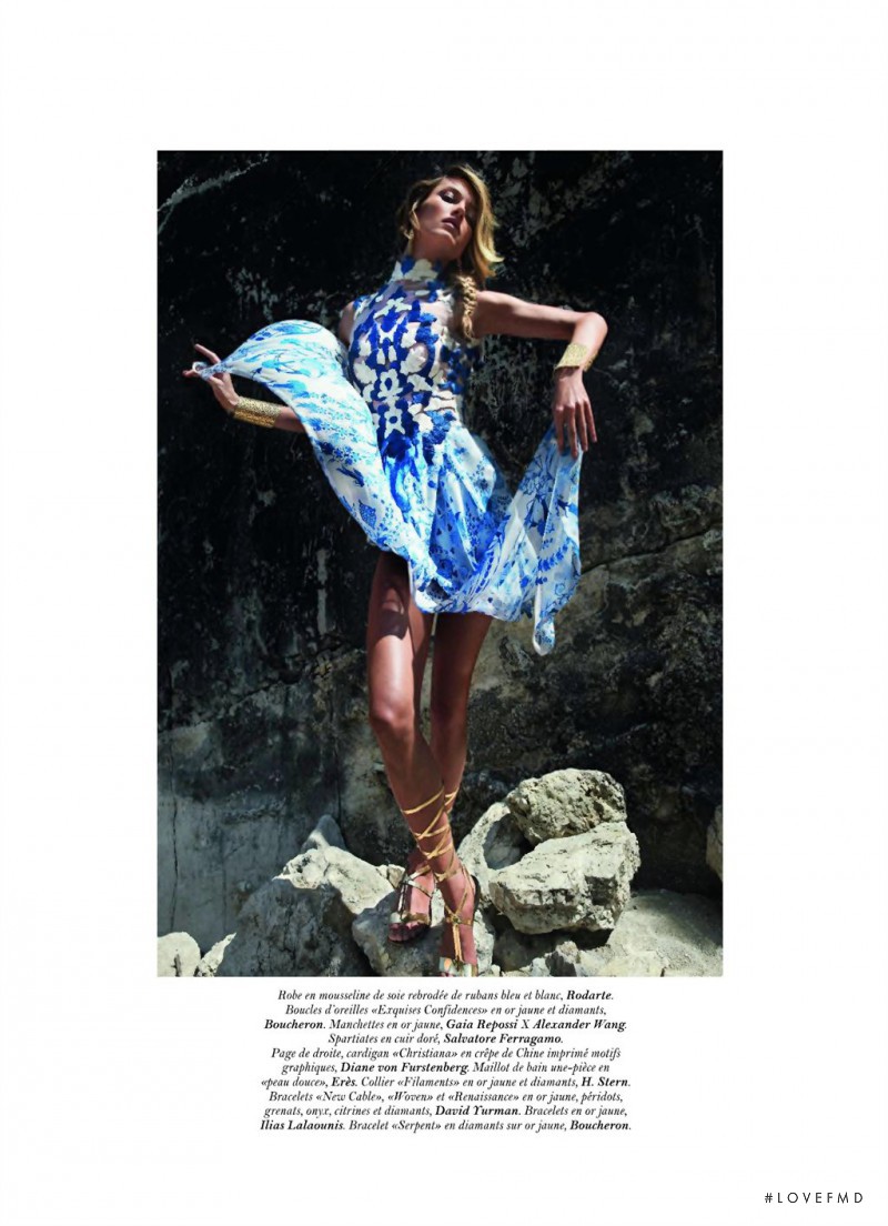 Karmen Pedaru featured in Paradis Bleu, June 2011