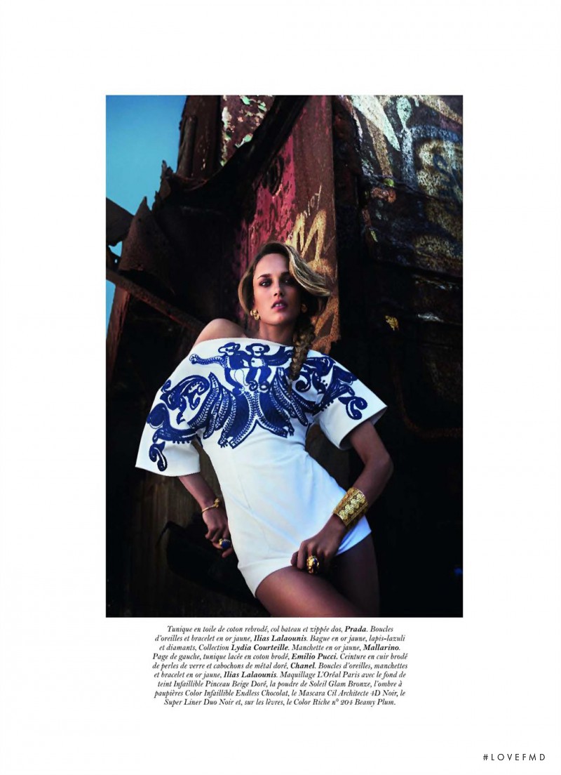 Karmen Pedaru featured in Paradis Bleu, June 2011