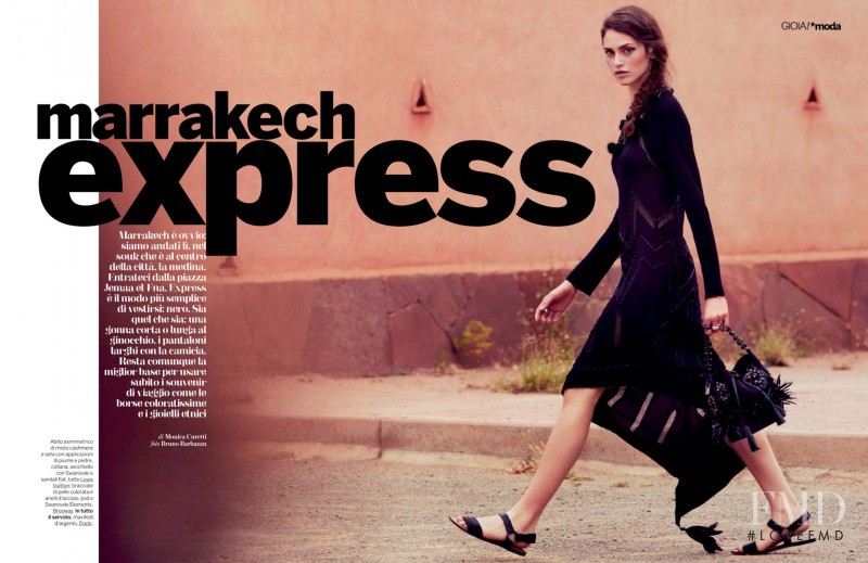 Iuliia Danko featured in Marrakech Express, August 2014