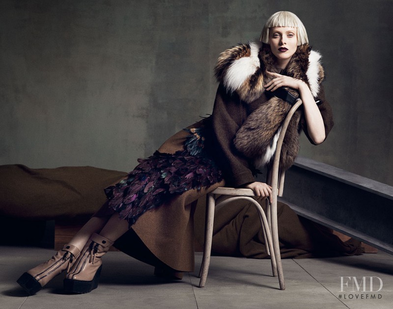 Karen Elson featured in Perfet Icons, September 2014