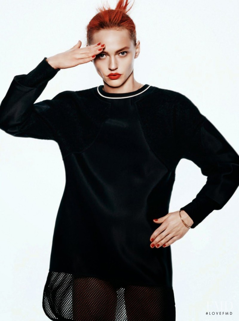 Sasha Pivovarova featured in Incendiaire, August 2014