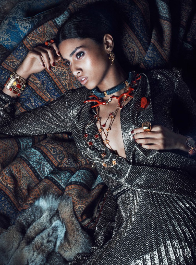 Imaan Hammam featured in Opium Du Style, August 2014