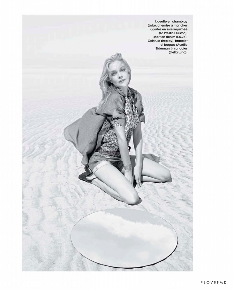 Lindsay Ellingson featured in Plage Libre, August 2014