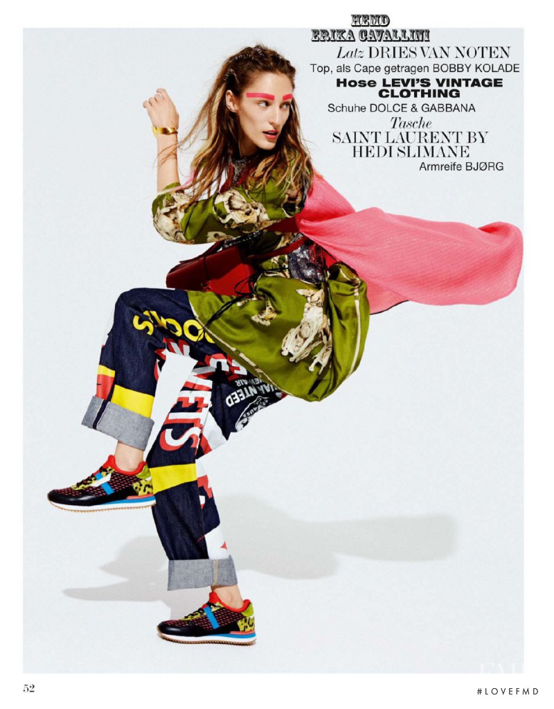 Franzi Mueller featured in Hyper Hyper: Six Looks For The Rave New World, August 2014