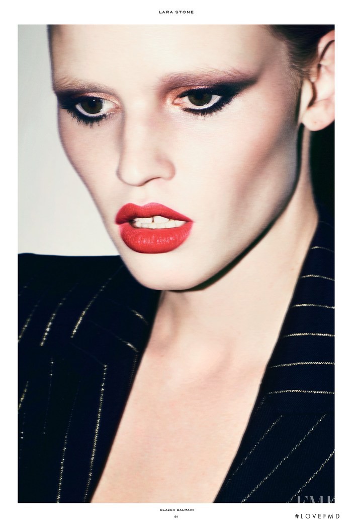 Lara Stone featured in The Accidental Supermodel, September 2014