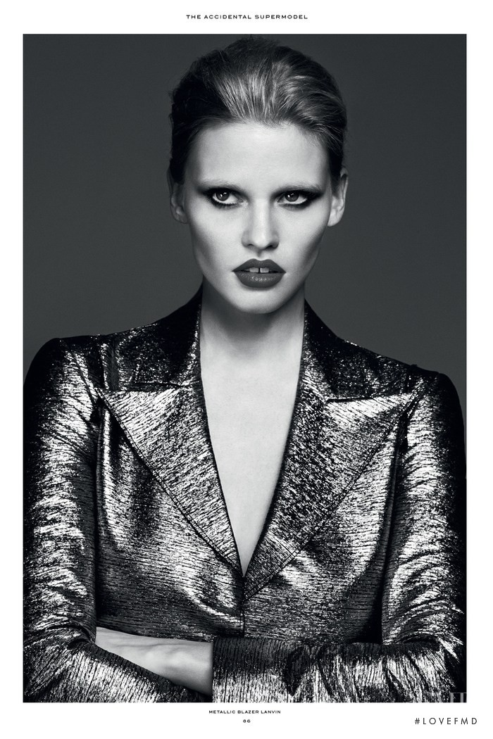 Lara Stone featured in The Accidental Supermodel, September 2014