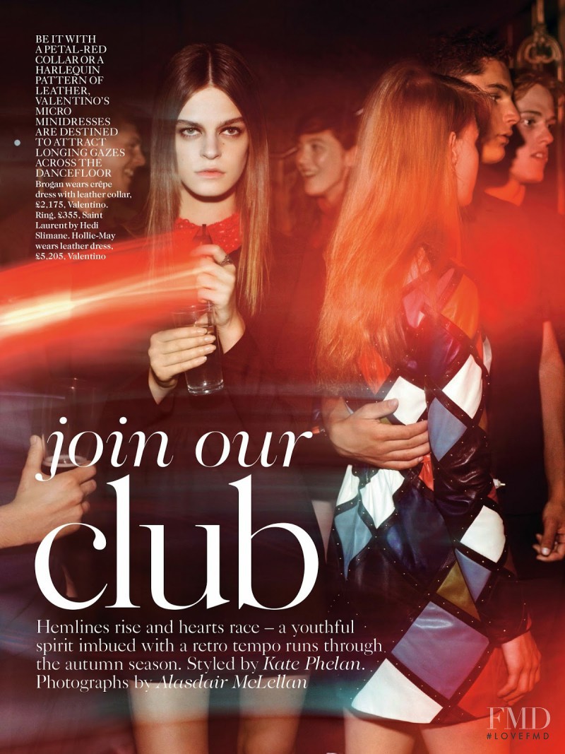 Hollie May Saker featured in Join Our Club, September 2014