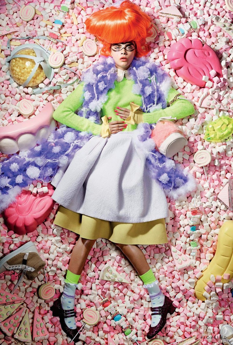 Cara Delevingne featured in Sweetie, September 2014
