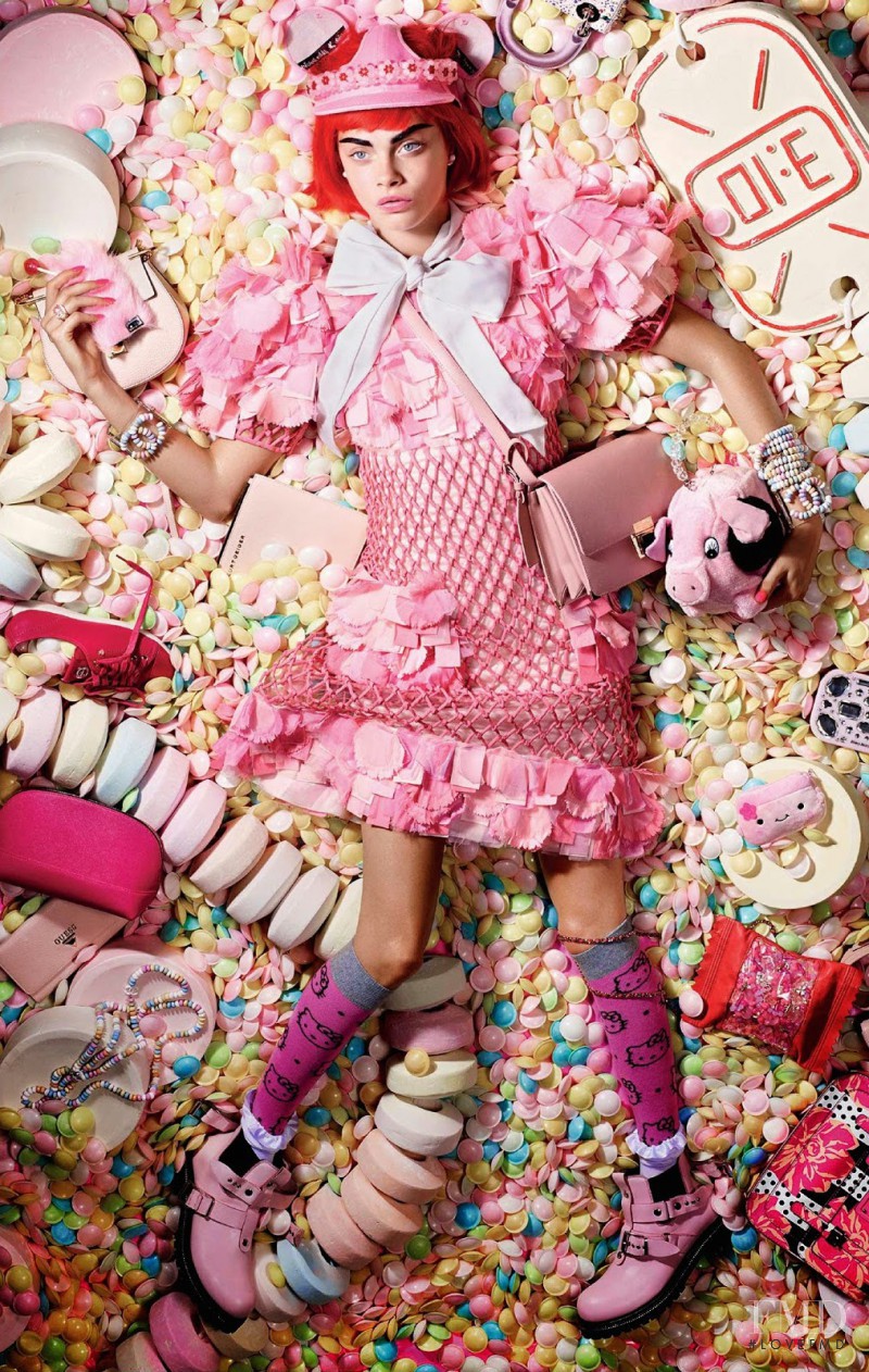 Cara Delevingne featured in Sweetie, September 2014