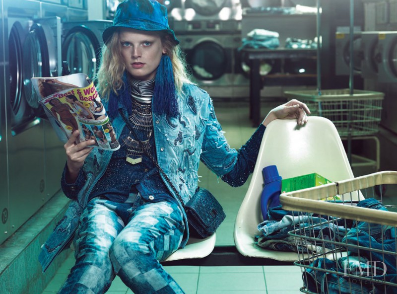 Hanne Gaby Odiele featured in Mancha Bem-vinda, August 2014