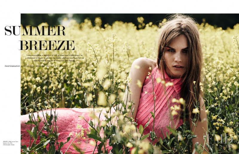 Julija Steponaviciute featured in Summer Breeze, March 2011