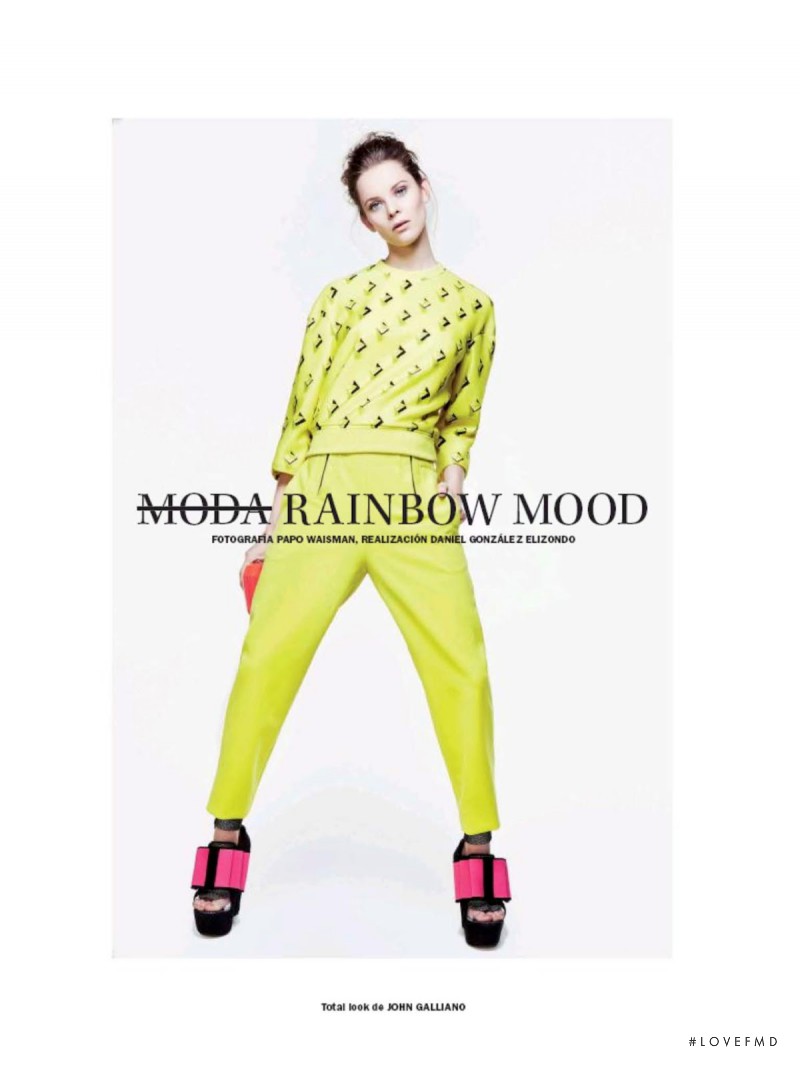 Anouk de Heer featured in Rainbow Mood, July 2014
