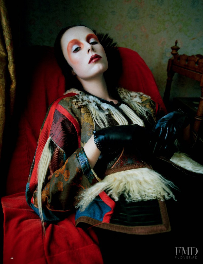 Edie Campbell featured in Wizard, September 2014