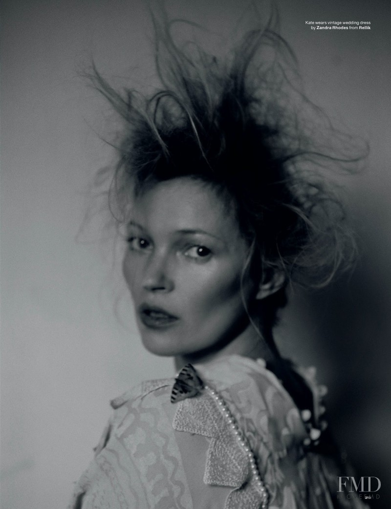 Kate Moss featured in Wizard, September 2014