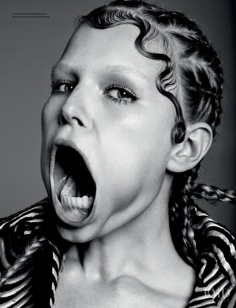 Anna Ewers featured in Bass, September 2014