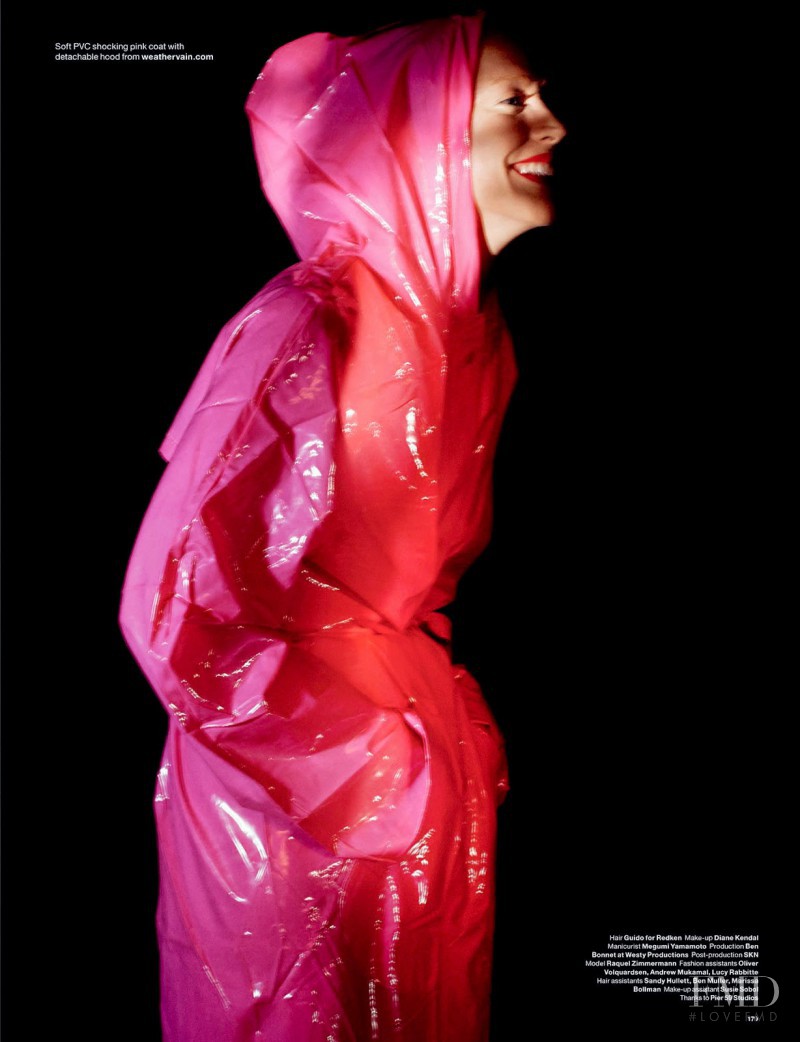 Raquel Zimmermann featured in The Plastics, September 2014
