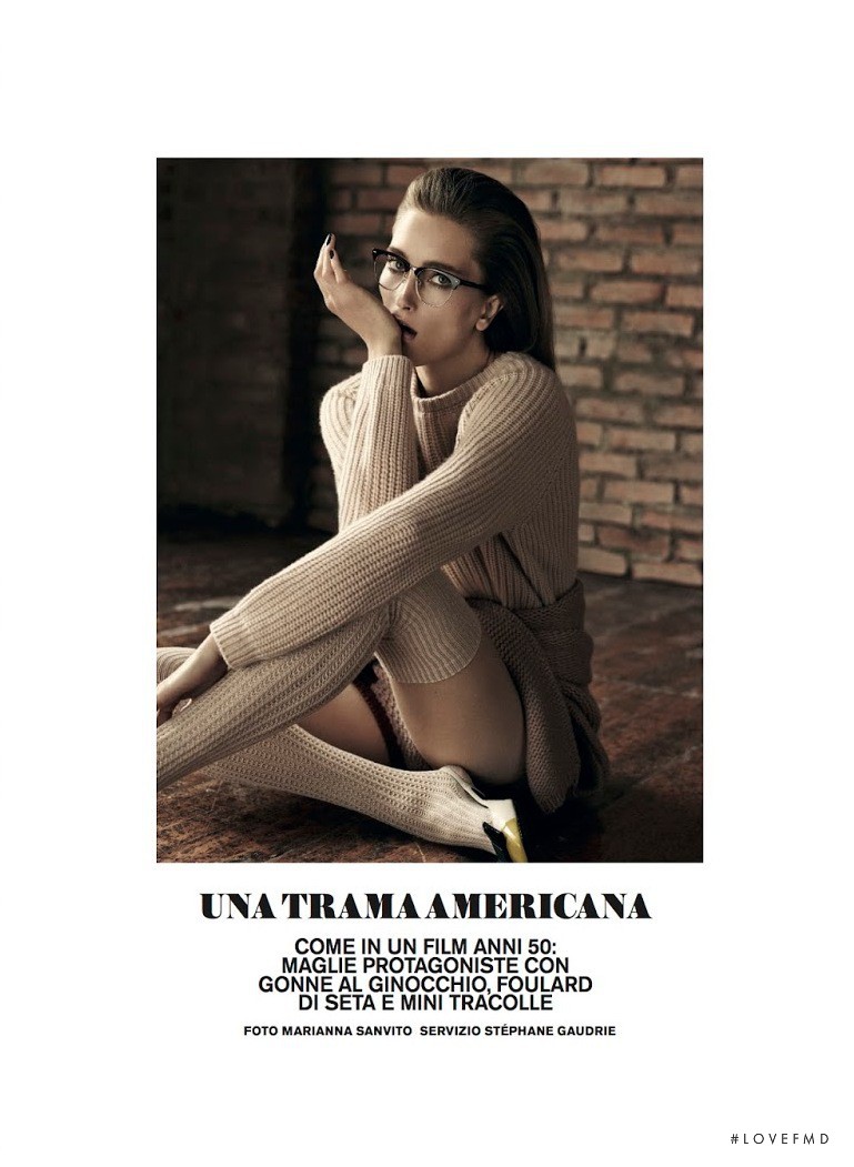 Iekeliene Stange featured in Una Trama Americana, August 2014