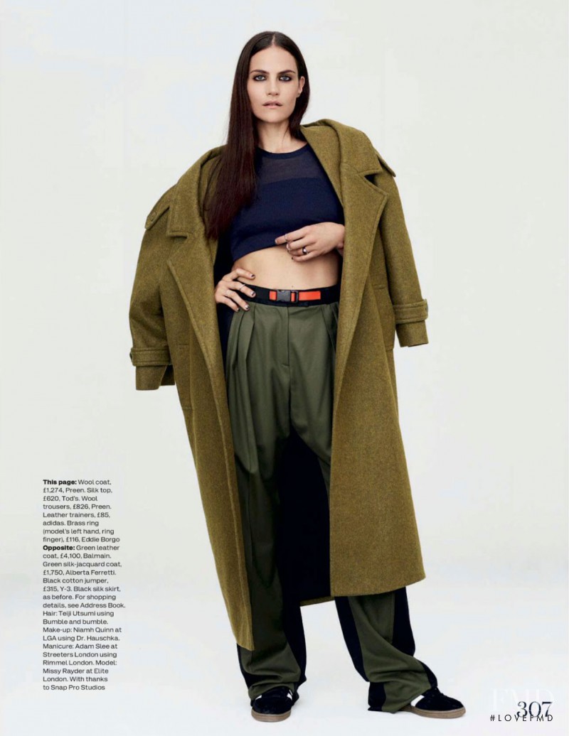 Missy Rayder featured in Parka Life, September 2014