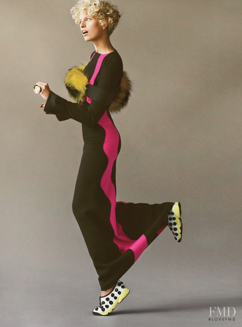 Karolina Kurkova featured in Color Pop, September 2014