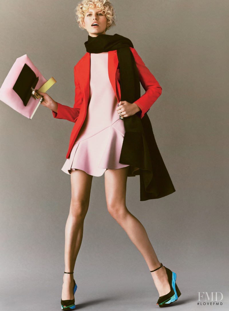 Karolina Kurkova featured in Color Pop, September 2014