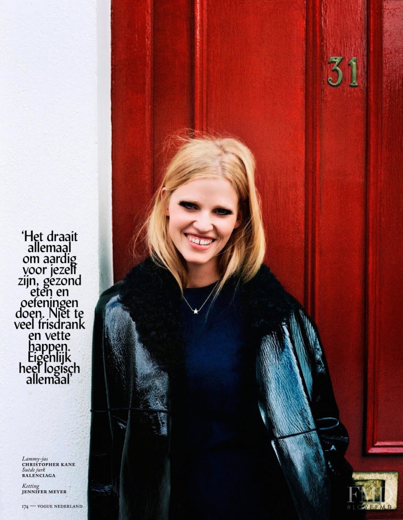 Lara Stone featured in Super Lara, September 2014