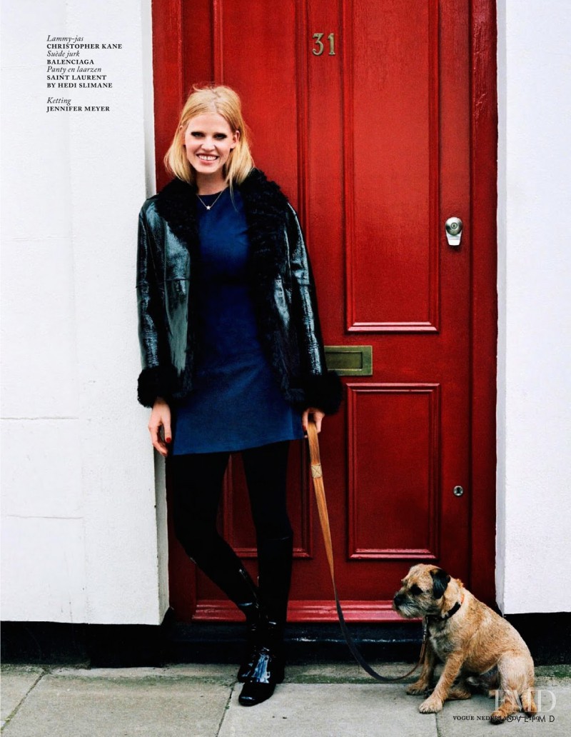 Lara Stone featured in Super Lara, September 2014