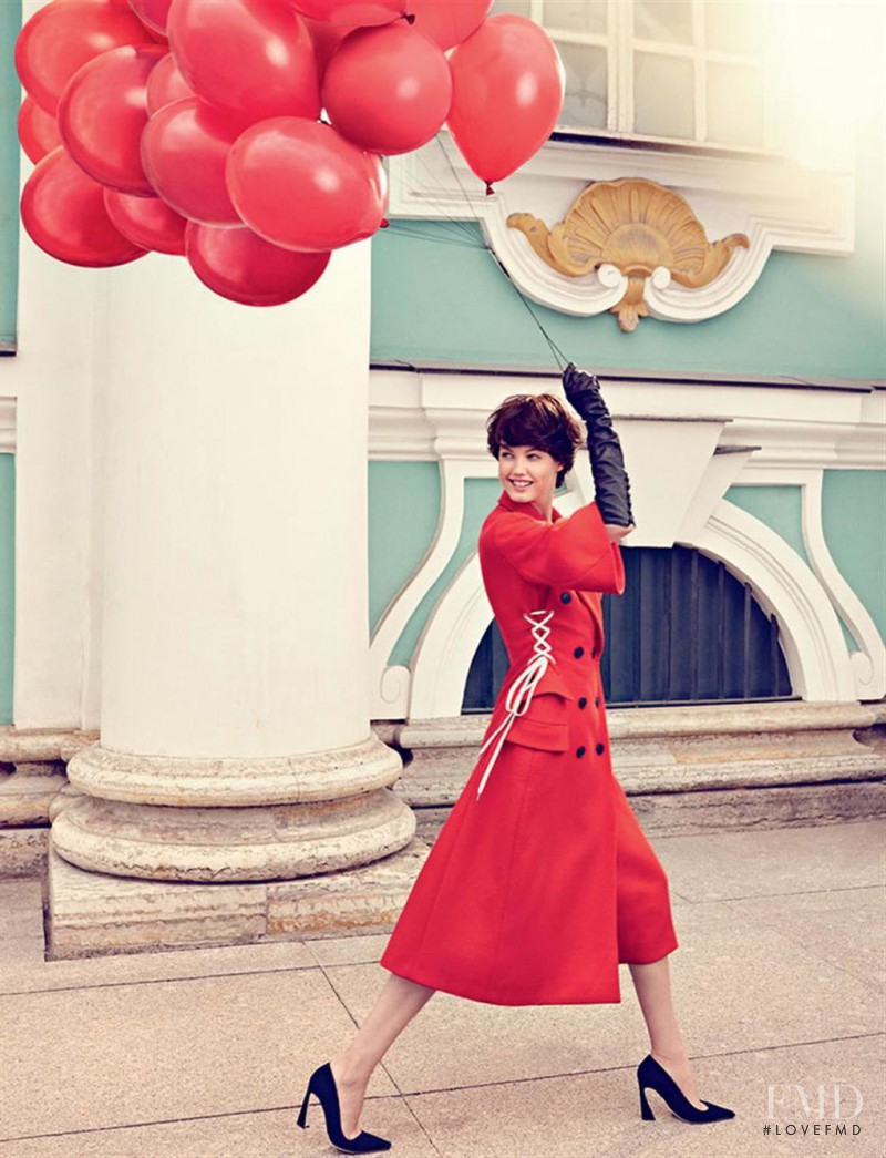 Lindsey Wixson featured in Russian Style, September 2014