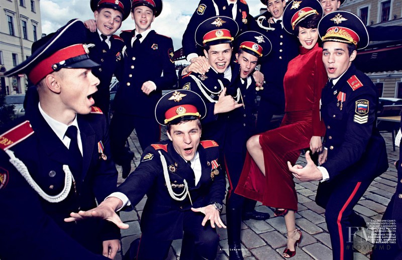 Lindsey Wixson featured in Russian Style, September 2014