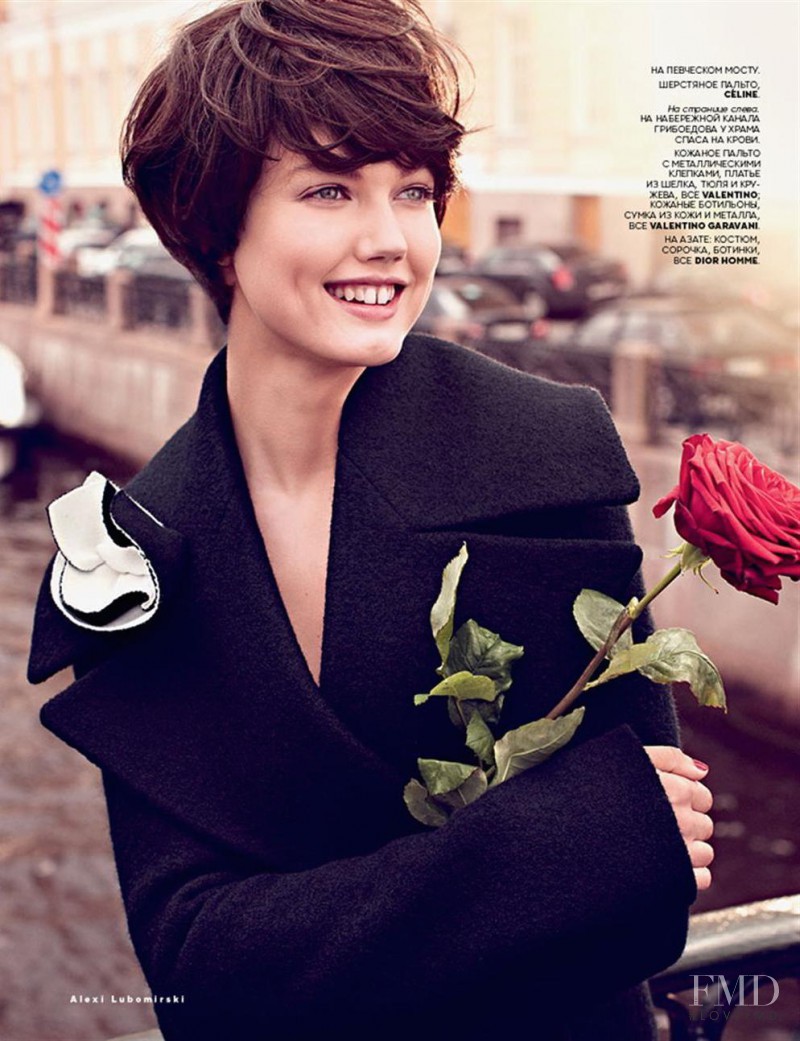 Lindsey Wixson featured in Russian Style, September 2014