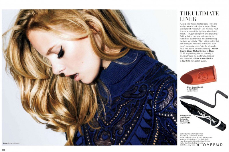 Marloes Horst featured in Insta Beauty, September 2014
