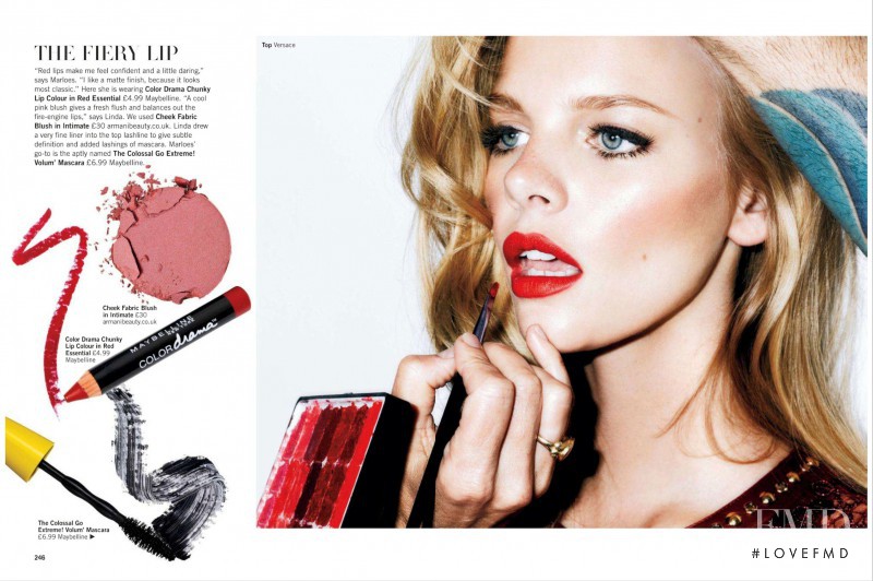 Marloes Horst featured in Insta Beauty, September 2014