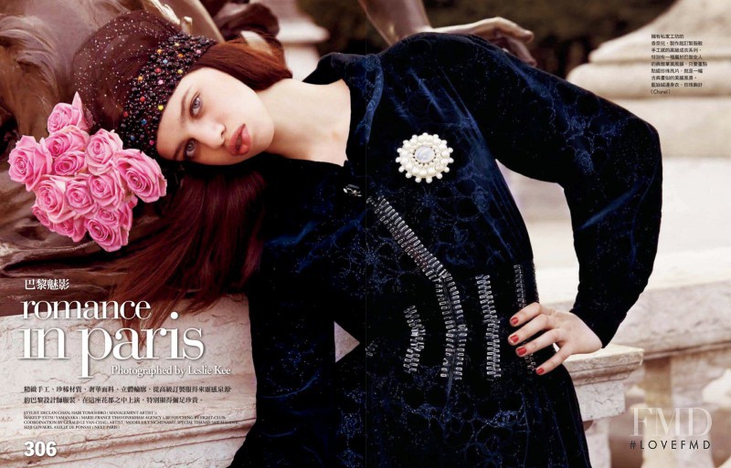 Lily McMenamy featured in Romance In Paris, August 2014