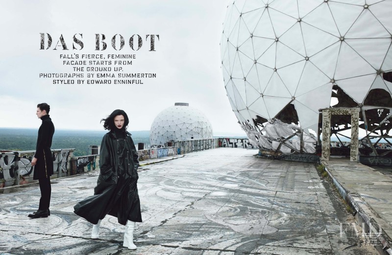 Mariacarla Boscono featured in Das Boot, September 2014