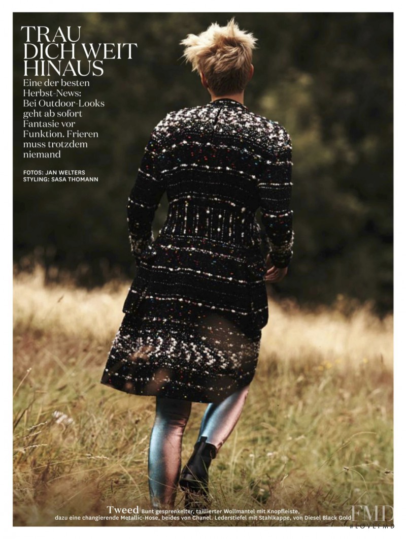 Erika Linder featured in Trau Dich Weit Hinaus, September 2014