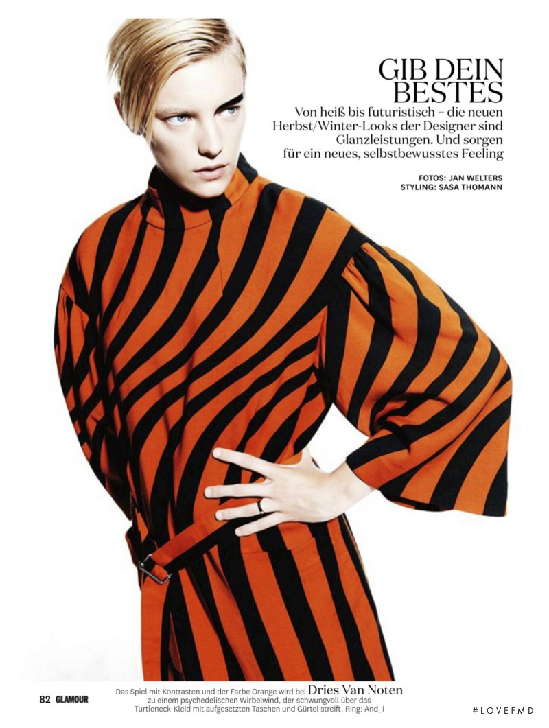 Erika Linder featured in Gib Dein Bestes, September 2014